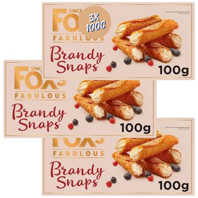 Brandy Snaps Bundle Consisting of Brandy Snaps 100g (3 Pack)