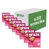 Graze - Cherry Bakewell Oat Boost Bars Snacks - Vegetarian Snacks with Whole Oats and Natural Flavours - 8x4 snack bars - Total of 32 snacks view 1