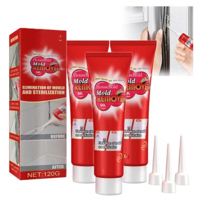 Goxisy Mold Remover, Goxisy Mold Remover gel, Mold and Mildew Remover Bathroom Cleaners Goxisy Mold Remover, Cleaner for Wall Tiles Bathtub Shower Bathroom Kitchen Sinks (3PC)