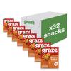 Graze - Sticky Toffee Oat Boost Bars - Vegetarian Flapjacks with Whole Oats and Natural Flavours - 8 Packs of 4 Snack bars, 32 Snacks total view 1