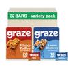 Graze - Lemon Blueberry & Stikcy Toffee Oat Boost Bars Snacks - Made With Whole Oats and Natural Flavours - 8x4 snack bars - Total of 32 snacks view 1