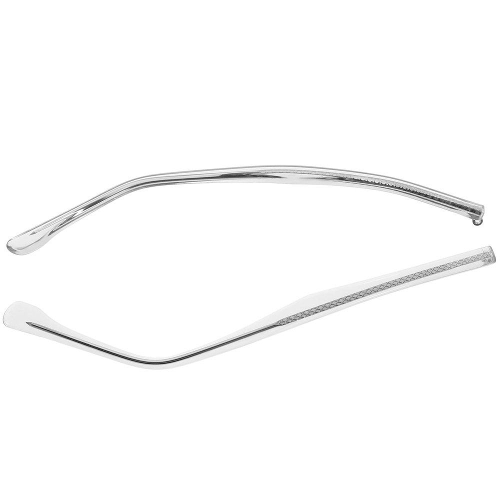Lurrose 1pair Metal Eyeglasses Replacement Arms Comfortable Repair Kit for Glasses Streamlined Design for Reduced Pressure Fit Eyewear Accessories Durable and Stylish Eyeglasses Temple