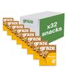 Graze - Banana Oat Boost Bars - Vegetarian Flapjacks with Whole Oats and Natural Flavours - 8 Packs of 4 Snack Bars, 32 Snacks total view 1