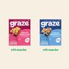 Graze - Cherry Bakewell & Lemon Blueberry Oat Boost Bars Snacks - Made With Whole Oats and Natural Flavours -8x4 snack bars - Total of 32 snacks view 4