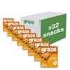 Graze - Honey Oat Boost Bars - Vegetarian Flapjacks with Whole Oats and Natural Flavours - 8 x 4 Snack Bars, Total 32 Snacks view 1
