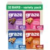 Graze - Sweet Snacks Bundle of Oat Boost Bars - Made With Whole Oats and Natural Flavours - 8x4 snack bars - Total of 32 snacks view 1