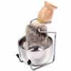 1 Shaving Tool Men Shaving Brush Stand Holder Shave Brush Shaving Soap Bowl Soap Bowl Maquina De Afeitar para Hombre Shaving Bowl Face Tools Small Tools Bamboo Cosmetic Man view 2