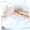 CAXUSD Felt Sauna Mitt White Grey Five Fingers Heat Insulation Water Absorption Unisex Bathing Sauna Glove Heat Protecting Mitten Proper Size view 2
