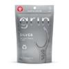 GRIN Silver Flosspyx 75 Count, Dental Flossers, Minty Flavor, Recycled Plastic, for Tight Teeth, Premium Longer Floss Head, Cleans Between Teeth, Includes Safe Soft Fold-Back Tooth Pick view 1