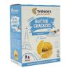 TRESORS GOURMANDS Authentic French Waffle Butter Crackers Snack, Sea Salt Flavor, Natural Ingredients, Pack of 6 x 60g Boxes view 3