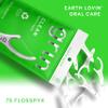 GRIN Fine Flosspyx, Floss Picks, 75 Count, Dental Flossers, Minty Flavor, Recycled Plastic, Super Strong Fine Floss, Tight Teeth, Premium Longer Floss Head, Includes Safe Fold-Back Tooth Pick view 3