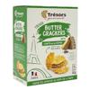TRESORS GOURMANDS Authentic French Waffle Butter Crackers Snack, Comte & Pepper Flavor, More Than 30% Cheese, Natural Ingredients, Pack of 6 x 60g Boxes view 3