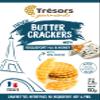 TRESORS GOURMANDS Authentic French Waffle Butter Crackers Snack, Roquefort Cheese & Honey Flavor with 30% Cheese, Natural Ingredients, Pack of 6 x 60g Boxes view 2