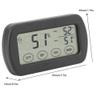 OKJHFD Mini Digital Electronic Temperature Humidity Meters,Gauge Indoor Thermometer Hygrometer LCD Display for Humidors, Greenhouse, Garden, Cellar, Fridge, Closet view 2