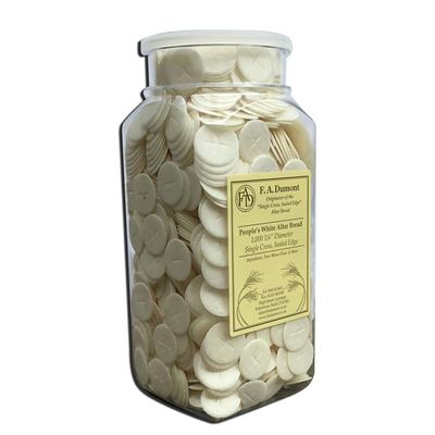 F.A. Dumont Altar Bread -1 1/8" Wholemeal - 1000/Container