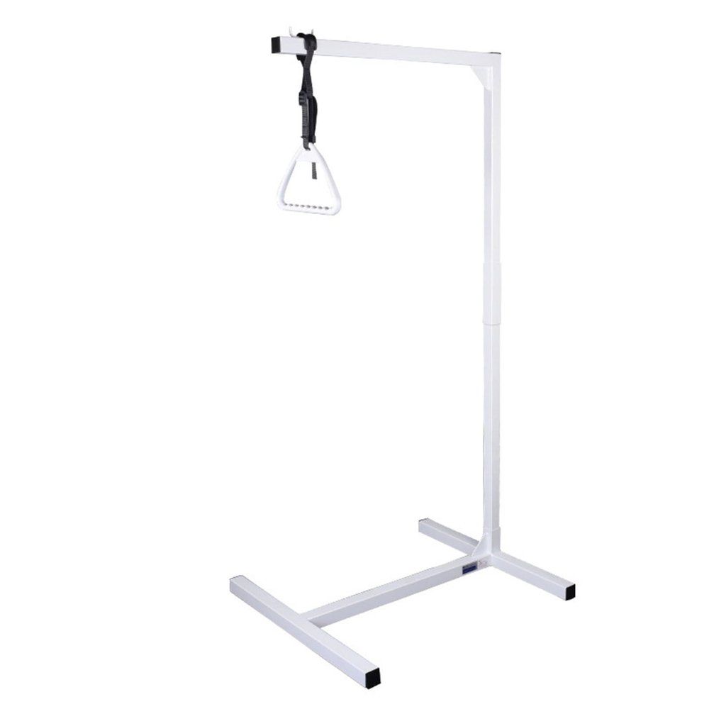 CGLYYDS Trapeze Bar for Bed Mobility, Floor Stand Patient Aid Handicap Trapeze Bar,Easy to Assemble Bed Pull Up Assist Bar for Care Facilities, Hospitals Etc.