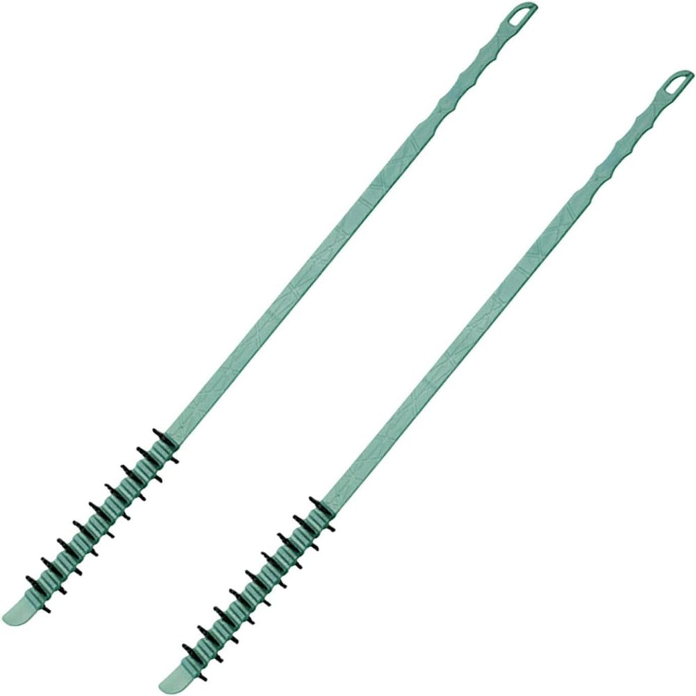 2PCS Washing Machine Cleaning Brush, Front Load Washer Cleaning Brush, Nylon Brushes for Cleaning, Extended Handle Washing Machine Slot Crevice Brush (Green)