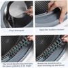 2PCS Washing Machine Cleaning Brush, Front Load Washer Cleaning Brush, Nylon Brushes for Cleaning, Extended Handle Washing Machine Slot Crevice Brush (Green) view 3