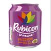 Rubicon 24 Pack Sparkling Passion Flavoured Fizzy Drink with Real Fruit Juice, Handpicked Fruits for a Temptingly Intense Taste "Made of Different Stuff" - 24 x 330ml Cans view 3