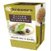TRESORS GOURMANDS Authentic French Waffle Crispy Crackers Snack, Olive Oil & Basil Flavor, Natural Ingredients, Pack of 6 x 95g Boxes view 2