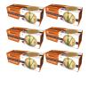 TRESORS GOURMANDS Authentic French Waffle Crispy Crackers Snack, Poppy Pepper Flavor, Natural Ingredients, Pack of 6 x 95g Boxes view 1