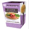 TRESORS GOURMANDS Authentic French Waffle Crispy Crackers Snack, Garlic Herbs Flavor, Natural Ingredients, Pack of 6 x 95g Boxes view 2