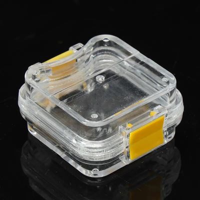 10/50 PCS Small Crown Box with Clear Flexible Film Plastic Dental Tool Material Internal Denture Storage (Color : 10pcs)