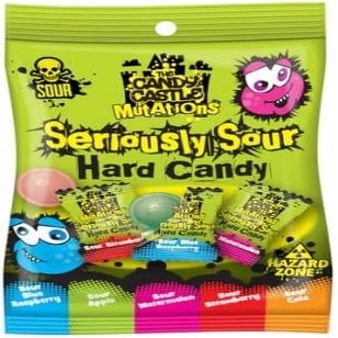 Candy Castle Crew Mutations Sour Candy Bag 12 x 56g Delicious Tasty And Twisty Treat Gift Hamper For Birthday,Christmas Sold By Kidzbuzz