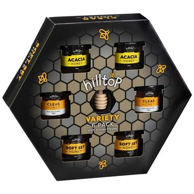 Hillyop Honey Set of 6, Bread Spread Soft Set Honey
