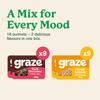 Graze - Sweet Snacks Bundle of Lively Lemon Oat Flapjacks and Dark Chocolate Chery Tart Mixed Snacks - With Natural Flavours - Pack of 18 snacks view 3