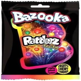 Rattlerz Fruity Chew Candies 12 x 100g Delicious Tasty And Twisty Treat Gift Hamper For Birthday,Christmas Sold By Kidzbuzz