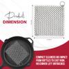 Cast Iron Scrubber Kit Chainmail Metal Scrubber - Cast Iron Chainmail Scrubber - Chainmail Scrubber for Cast Iron Pans - Cast Iron Cleaner Scrubber - Cast Iron Pan Scrubber view 2