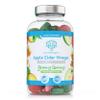 Apple Cider Vinegar Gummies with The Mother & Ginger - 120 Natural Apple Flavoured - High Strength 500mg per Serving - 2 Month Supply - UK Made view 1
