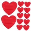 ABOOFAN 125pcs Heart-Shaped Bandages Decorative Adhesive Wound Covers for Adults Unique Shape Small Patches for Injured Care view 1