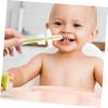 FRCOLOR 8pcs Silicone Toothbrushes for Boy Girl Oral Cleaning Toothbrush Suction Base for Brushing Teeth Year-Old Boys and Girls view 3
