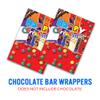 2 Happy Christmas Novelty Wrappers Insults Secret Santa Love Gift Present Rude Funny (Chocolate not included) view 2