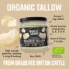 Hunter & Gather Organic Beef Tallow from Grass Fed British Cows 300g | Gluten Free, Seed Oil Free | Keto, Low Carb, Paleo I Ancestrally Inspired Nutrition I Simply 1 Ingredient I Glass Jar view 3