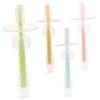 ABOOFAN 12pcs Silicone Toothbrush for Boy Girl Boy Girl Training Toothbrush Suction Base for First and Needs view 3