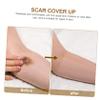 FRCOLOR Skin Cover up Sticker Waterproof Skin Scar Tape for Flaws Concealing Lightweight PE Material Travel Business Trip Use view 4