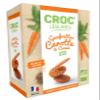 CROC' LEGUMES Authentic French Waffle Organic Crackers Snack, Carrot & Cumin Flavor, Made with 40% Vegetable, Natural Ingredients, Pack of 6 x 40g Boxes view 3