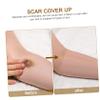 FRCOLOR Scar Concealer Tape Waterproof Skin Tone Cover Sticker Invisible for and Body Makeup, 5# Light Skin Color Patch for Scar Cover up and Flaw Concealing view 3