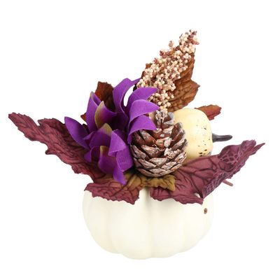 Abaodam Halloween Pumpkin Adornment False Pumpkin for Party Props Decorative Props for Desktop Artificial for Autumn Decorations Home