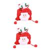 Abaodam 2pcs Christmas Candy Bags Portable Christmas Party Favor Handle Candy Bag for Multipack Pouch view 1
