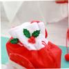 Abaodam 2pcs Christmas Candy Bags Portable Christmas Party Favor Handle Candy Bag for Multipack Pouch view 2