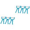 Beaupretty 6pcs Facial Hair Remover Eyebrow Threader Manual Epilator for Skin Care Cordless Use for Women Face Hair Removal Tool view 1