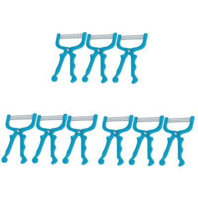 Beaupretty 9pcs Portable Body Hair Remover Facial Hair Epilator Skin Care Tool for Eyebrow Threader and Lip Spring Manual Epilator