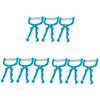 Beaupretty 9pcs Portable Body Hair Remover Facial Hair Epilator Skin Care Tool for Eyebrow Threader and Lip Spring Manual Epilator view 1