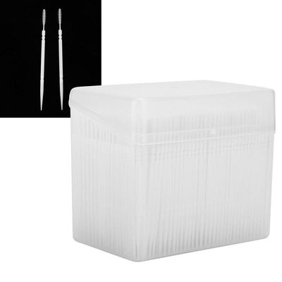 Box of 1100 Double Head Teeth Cleaning Toothpicks Oral Care Dental Floss Pick Toothpicks (White)