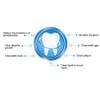 Box of 1100 Double Head Teeth Cleaning Toothpicks Oral Care Dental Floss Pick Toothpicks (White) view 2