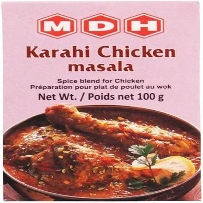 MDH Various Seasoning Masala Powder - A Mixture of Spices Adds Taste - Aromatic & Enhances the flavor of the meal -Simplifies & Speeds Up The Cooking Process (Karahi Chicken Masala 100g, 10)